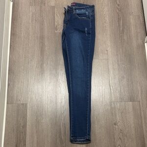 Dark Blue Skinny Jeans for Women - Unbranded
